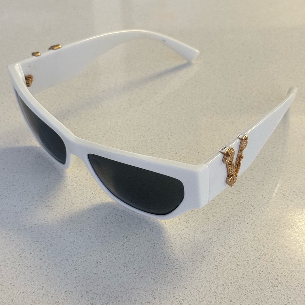 White Versace Sunglasses